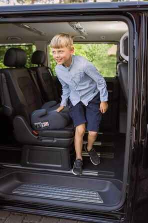 Дитяча автопідставка Osann Up, без Isofix, 125-150 см, 15-36 кг, i-Size, чорна