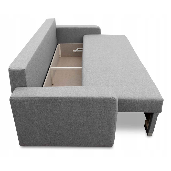 Диван Vigo від Bird Meble, 230 x 88 см, сіра тканина
