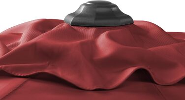 Парасоля садова Schneider Orlando 270 см, кругла, червона, алюмінієва/сталева рама, поліестер