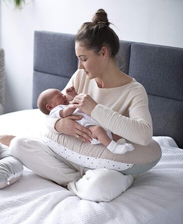 Подушка для годування Motherhood Stillkissen, ергономічна, Оeko-Tex Standard 100, квадратна, кольору абрикос