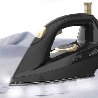 Парова праска-станція BLACK+DECKER BXIR2403E, 2400 Вт, чорна, резервуар 2 л