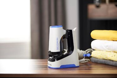 Ручний відпарювач Russell Hobbs Steam Genie Easy Store 1500Вт, складаний, для подорожей, з насадкою для тканин, 3м кабель, швидкий нагрів, модель 26740-56