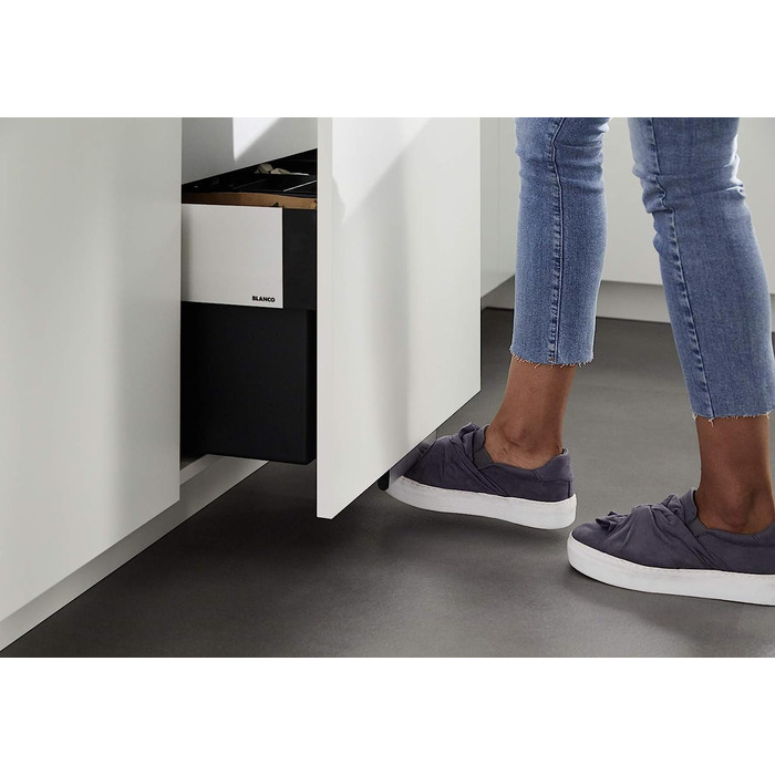 Система для сортування сміття BLANCO SELECT II 60/2 Orga для шаф 60 см, висувна органайзерна шухляда, 1×30 л і 1×19 л відро, глибина 400 мм