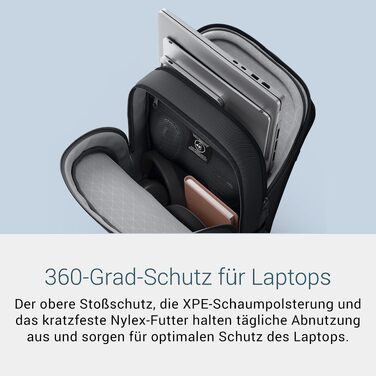 Рюкзак для ноутбука Dell EcoLoop Backpack CP5626, 23л, чорний, з перероблених матеріалів