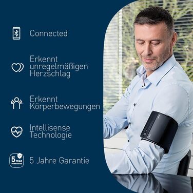 Автоматичний тонометр OMRON EVOLV на плече, бездротовий, клінічно перевірений, для вагітних, із безкоштовним додатком та 6 місяців OMRON connect Premium