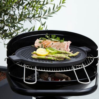 Барбекю-плита Barbecook універсальна, чавунна, двостороння, кругла, 36 см