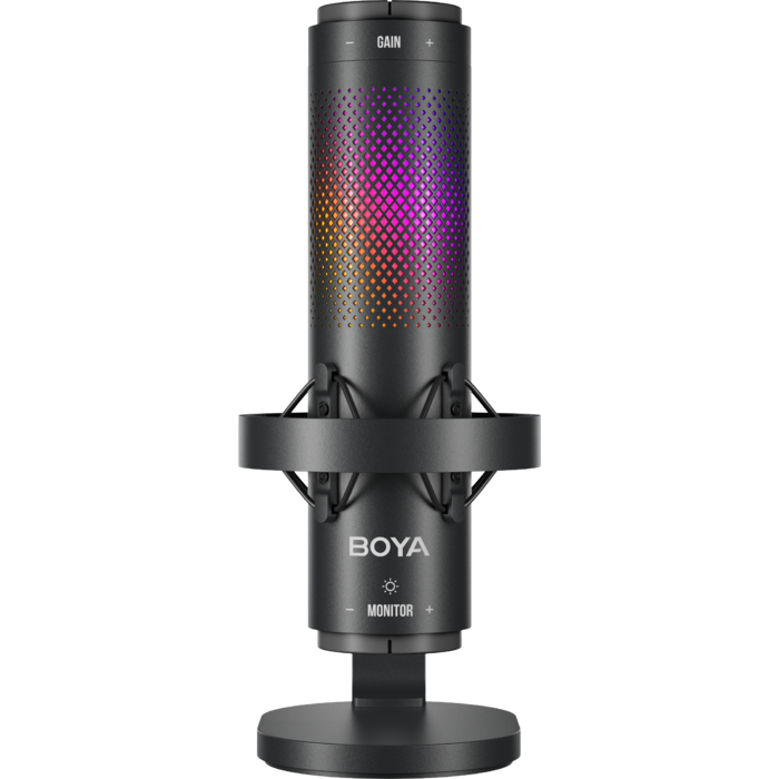 Мікрофон конденсаторний зі зміною діаграми спрямованості BOYA K9 RGB Black