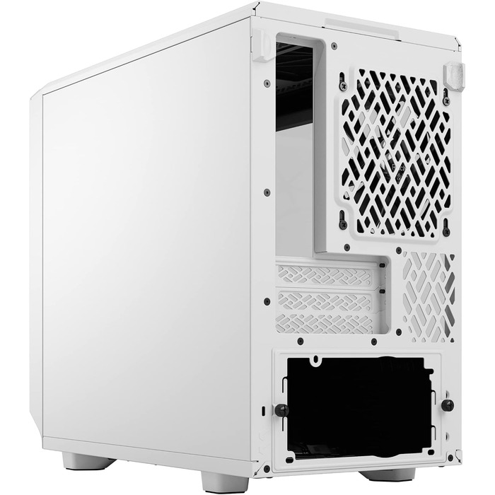 Корпус Fractal Design Meshify 2 Nano White TG Clear Tint, білий, скляна панель, компактний, для ігрових ПК