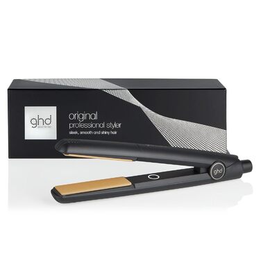 Випрямляч для волосся ghd Original - для гладкого, шовковистого та м'якого волосся з блиском, без пошкодження від високих температур, для всіх типів волосся, чорний (стара упаковка)