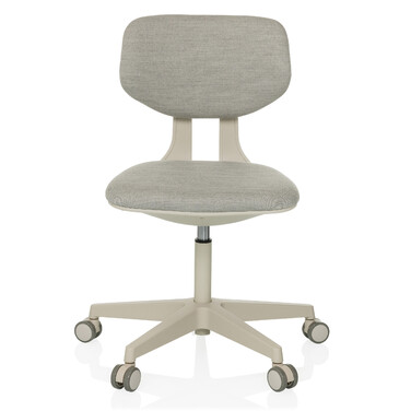 Дитячий письмовий стілець / дитячий стілець KID CLASSIC тканина сірий hjh OFFICE