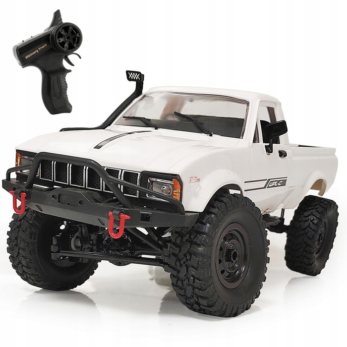 Радіокерована машина WPL C-24 4WD, всюдихід, білий, масштаб 1:16, дальність 65 м, швидкість 10 км/год