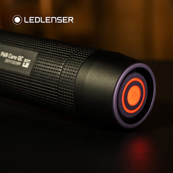 Ліхтарик Ledlenser P6R Core QC, мультиколірний LED (білий, червоний, зелений, синій), акумуляторний, 270 лм, 335 м, для полювання, риболовлі, аутдору