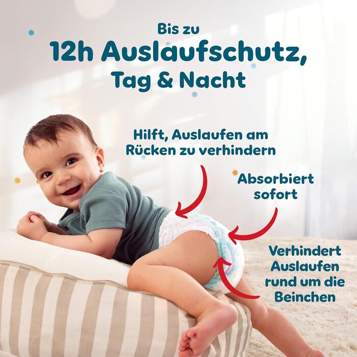 Підгузки-трусики Pampers Baby-Dry Pants розмір 6 (13-19 кг), 138 шт, захист від протікань 360°