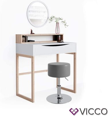 Табурет Vicco Design сірий 33x67 см для туалетного столика