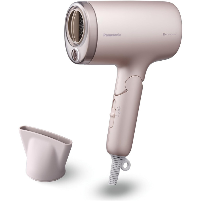 Фен для волосся Panasonic EH-NA7M-P825 nanoe для блиску волосся, складаний, 1600 Вт, з концентратором, світло-рожевий (модель 2025)