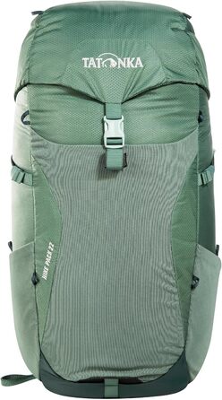 Рюкзак для туризму Tatonka Hike Pack 22, 22 л, з вентиляцією спини та дощовиком, салатовий