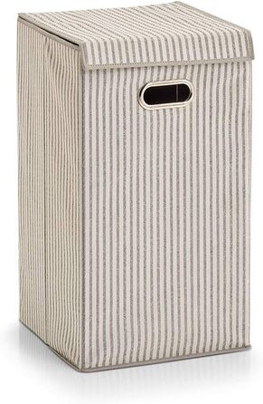 Кошик для білизни Zeller Stripes, флізелін, бежевий, 32x32x57 см
