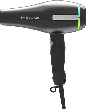Професійний фен Solis Swiss Luxury 3800 чорний, іонний, 11 швидкостей, 3 температури, швейцарська якість