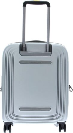 Валіза Mandarina Duck Logoduck на колесах, 40x55x20/23 см, срібляста, пластик