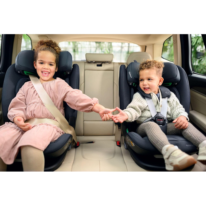 Дитяче автокрісло Maxi-Cosi Titan Pro² i-Size (76-150 см, 15 міс. - 12 років), захист G-CELL, ClimaFlow, колір Authentic Green