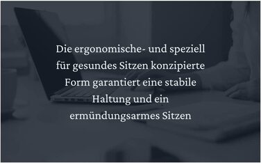 Ергономічний сідловий стілець Promafit, регульований по висоті, на колесах, для офісу та медичних кабінетів, ортопедичний, зручний для спини, сірий
