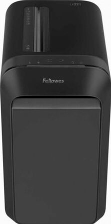 Fellowes Powershred LX221 - Шредер для документів Fellowes, Micro-Cut (P5), 20 аркушів, 30л кошик, Safesense