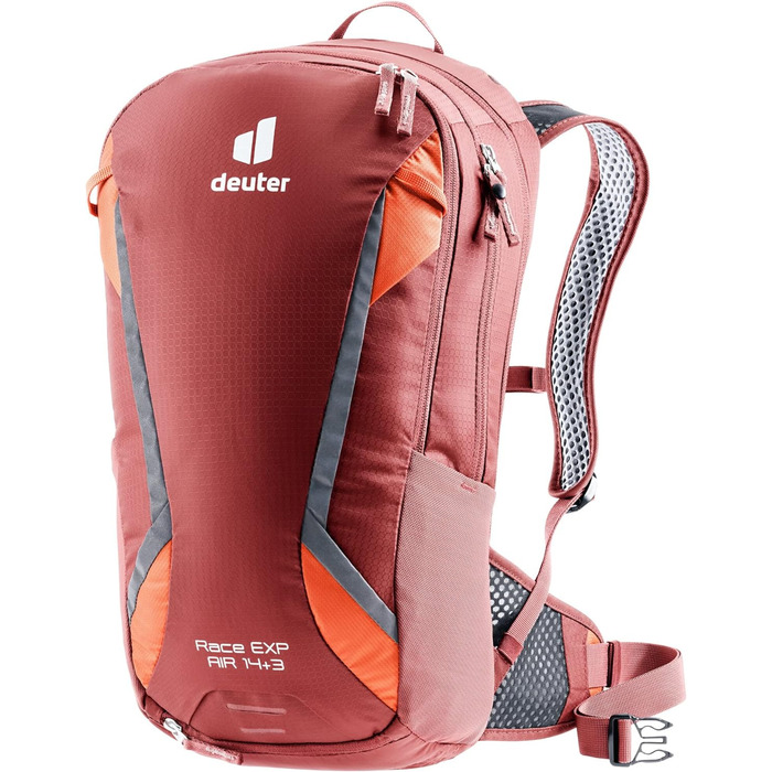Рюкзак велосипедний Deuter Race Exp Air 14 л унісекс, redwood-paprika