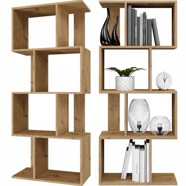 Стелаж TopEshop 59,5 x 140 x 30 см, дуб артизан