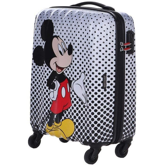 Дитяча валіза American Tourister Disney Legends Spinner S, 55 см, 36 л, багатоколірна (Mickey Mouse Polka Dot)