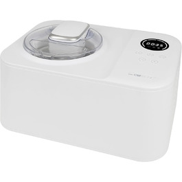 Морозивниця з компресором Clatronic ICM 3784, автоматична, 1,2 л, для морозива, сорбету, фрозен-йогурту, таймер, 110 Вт