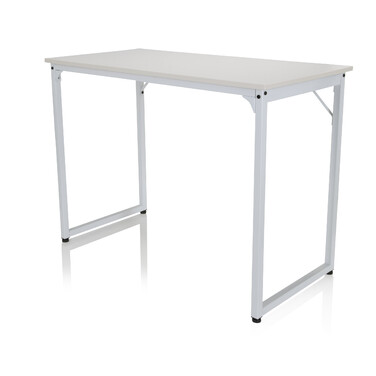 Письмовий стіл для комп'ютера WORKSPACE I 100 x 50 см, білий, hjh OFFICE