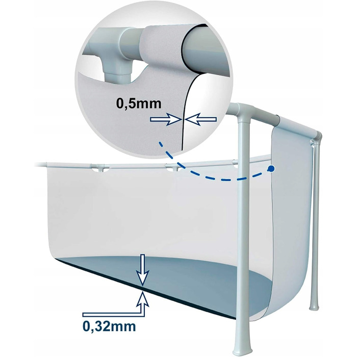 Каркасний басейн Intex Prism 26710, 366x76 см