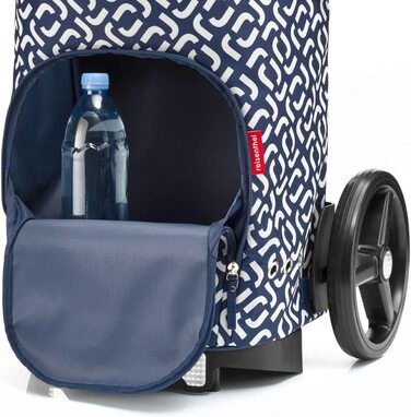 Сумка для покупок Reisenthel Citycruiser, сіро-синя, 25 кг, сумісна з багажником, міцне дно