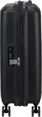 Валіза American Tourister Aerostep Spinner S, розширювана, 55 см, 36/40 л, чорна, ручна поклажа
