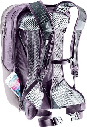 Велосипедний рюкзак Deuter Race Air 14+3 л, лаванда-фіолетовий