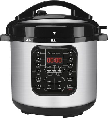 Електричний мультиварка-скороварка BEPER P101COS001, 6 л, 15 програм