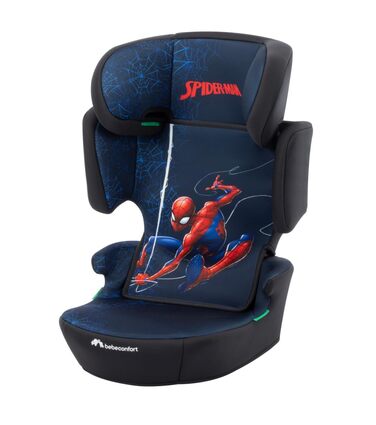 Автокрісло Bebeconfort Marvel Hera i-Safe Spiderman для дітей 3-12 років (100-150 см), з підголівником, складне, кріплення ременями