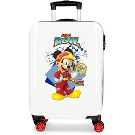 Дитяча валіза Disney Mickey, ABS, 34x55x20 см, 32 л, 4 колеса, з кодовим замком, ручна поклажа