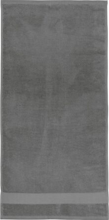 Рушники Erwin Müller Sindelfingen 6 шт. махрові, 50x100 см, антрацит, придатні для кип'ятіння