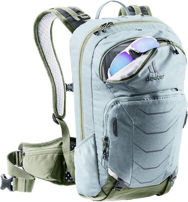 Жіночий велосипедний рюкзак Deuter Attack 14 SL із захистом, 14 л, зелений/хакі