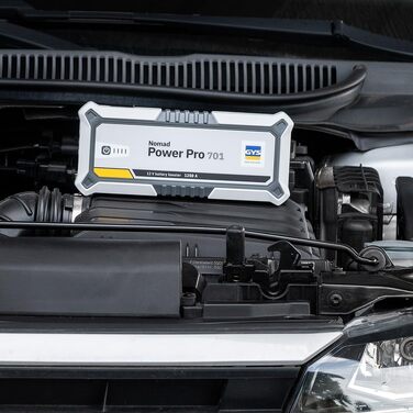 Бустер-стартер GYS Nomad Power Pro 701 літієвий 2000А для авто та мотоциклів 12В, з PowerBank 6Ah, LCD-дисплеєм та LED-ліхтарем