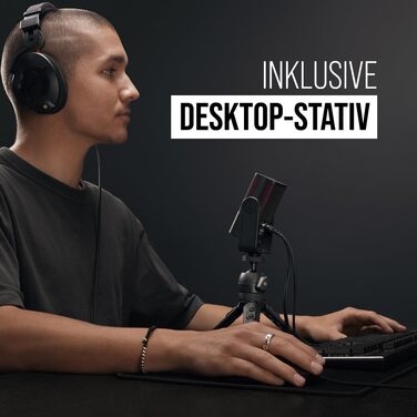 RØDE X XCM-50 Професійний USB конденсаторний мікрофон для стрімерів і геймерів, чорний, з віртуальним мікшером