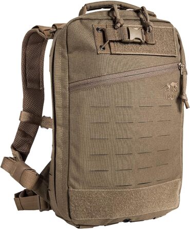 Рюкзак для медицини Tasmanian Tiger TT Medic Assault Pack MK II S, тактичний, порожній, для екстреної допомоги, подорожей, рятувальників, туризму, велоспорту, outdoor, колір койот