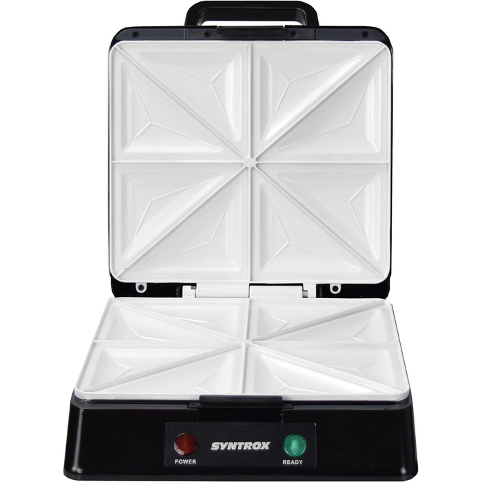 Сендвічниця Syntrox Germany SM-2000W XXL з керамічним покриттям на 4 сендвічі