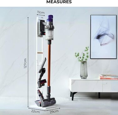 Підставка для акумуляторного пилососа Dyson V15, V12, V11, V10, V8, V7, V6 – Органайзер для аксесуарів MORANGO (S9313)