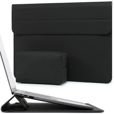 Чохол-сумка для MacBook 15 дюймів з підставкою, захисний кейс HYZUO, чорний
