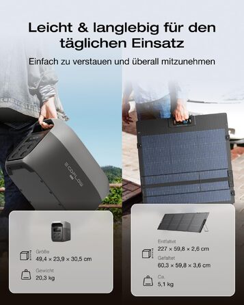 Портативна електростанція EcoFlow DELTA 3 Max, 2048 Вт·год, 2400 Вт X-Boost, з двома додатковими модулями по 220 Вт