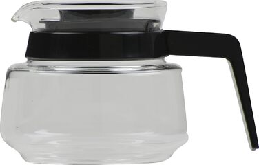 Кавоварка Melitta Aromaboy 1015-02 з фільтром, скляна каністра, чорна, компактна, пластикова, набір зі скляною каністрою