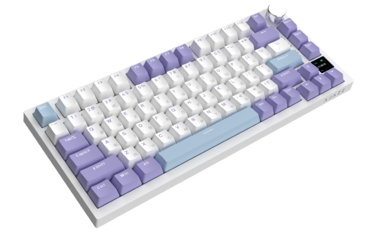 Бездротова механічна клавіатура Ajazz AK820 PRO PRO 75% Gift Switch White RGB   (AK820PRO-G-PWB)