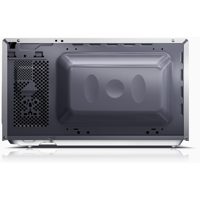 Мікрохвильова піч SHARP MS02ES, 800 Вт, 11 режимів, функція розморожування, срібляста, 440x258x324 мм
